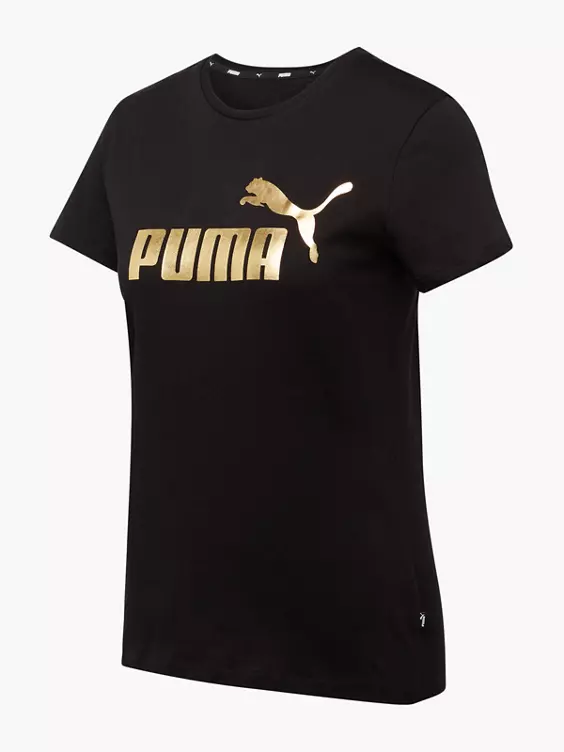 PUMA T-Shirt in schwarz