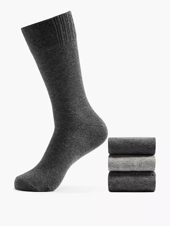 Skechers 3er Pack Socken in grau
