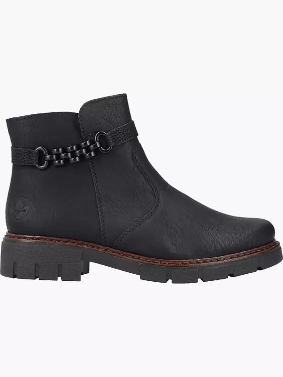 Rieker Damen Kurzstiefel in schwarz