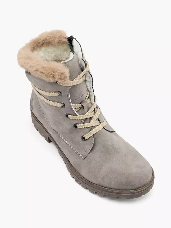 Rieker Schnürboots in grau