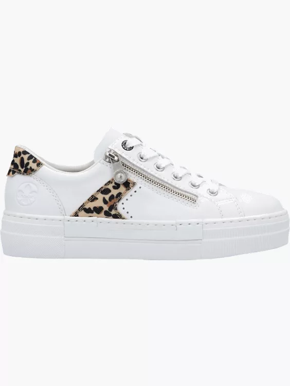 Rieker Damen Sneaker Low in weiß
