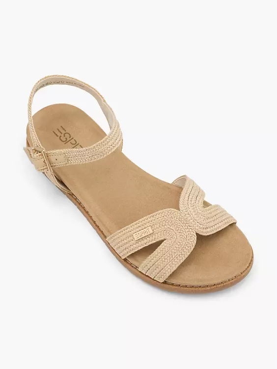 ESPRIT Sandale in beige