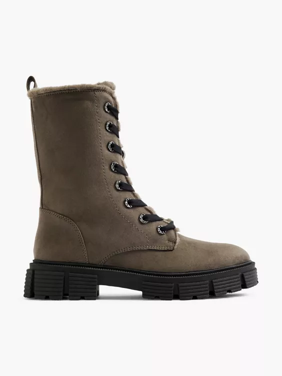 Catwalk Schnürboots in taupe