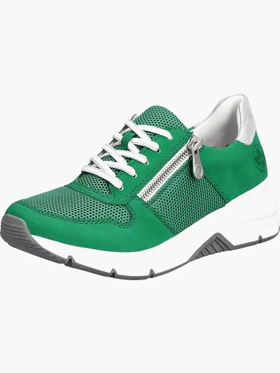 Rieker Damen Sneaker Low in grün