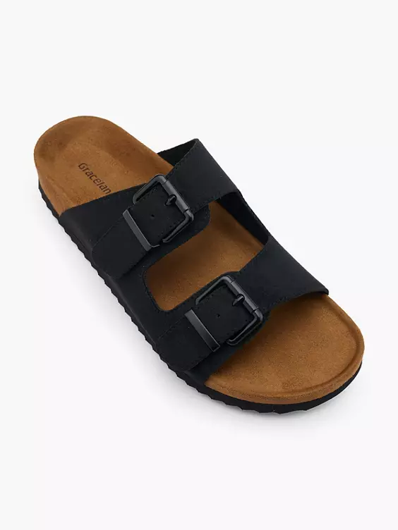 Graceland Pantolette in schwarz