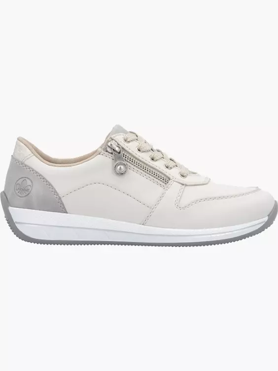 Rieker Damen Sneaker Low in weiß