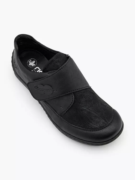 Rieker Slipper in schwarz