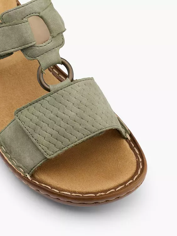 Rieker Pantolette in khaki