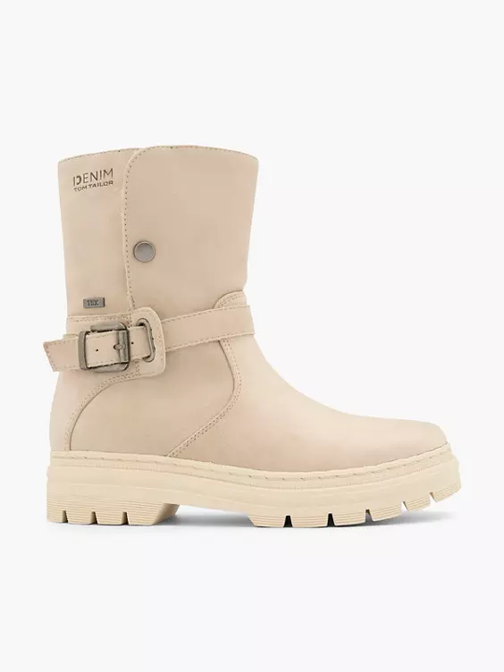 TOM TAILOR Boots in beige