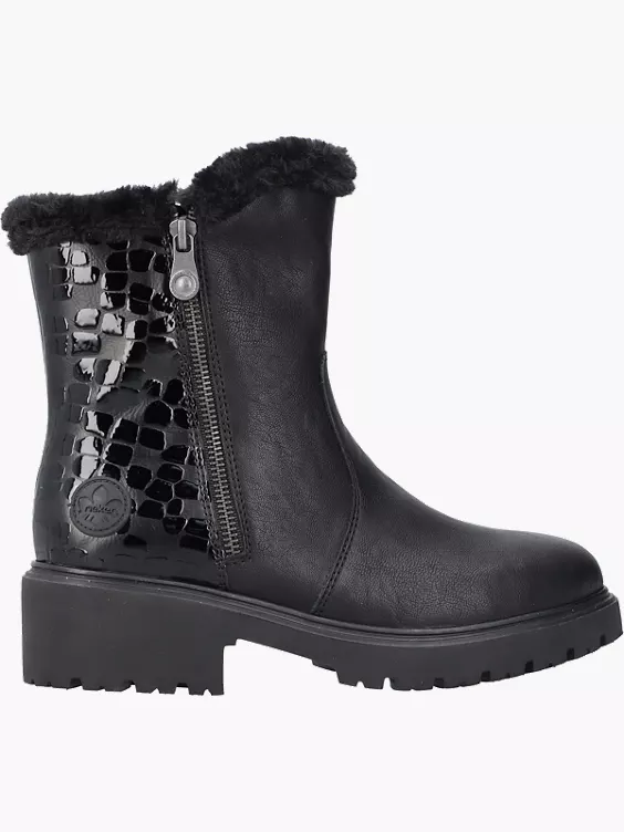 Rieker Damen Kurzstiefel in schwarz