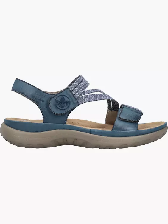 Rieker Damen Riemchensandalen in blau