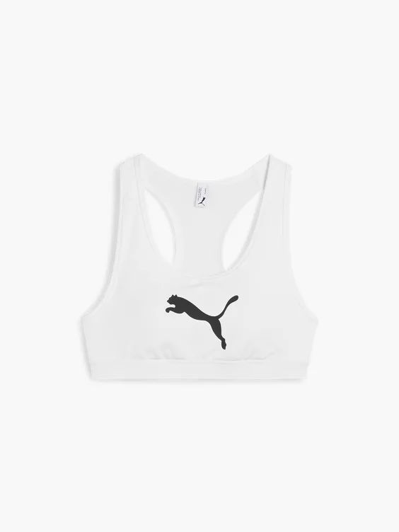 PUMA Sport BH in weiß
