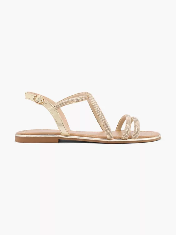 Catwalk Sandale in gold