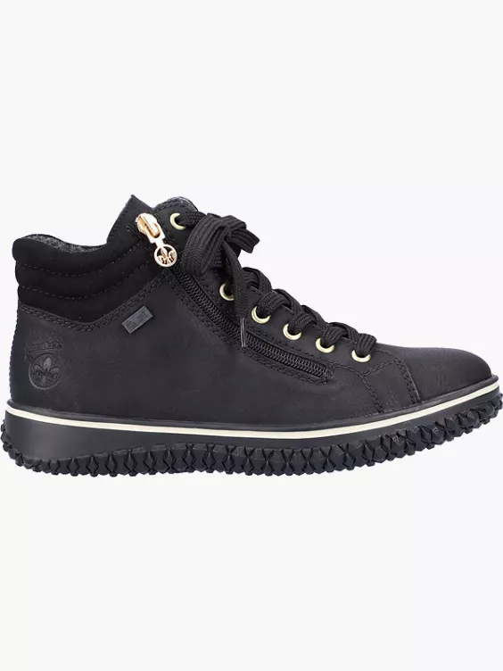 Rieker Damen Schnürschuhe in schwarz
