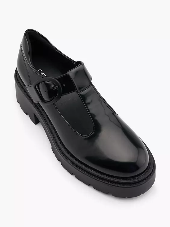 Catwalk Mary Jane Loafer in schwarz