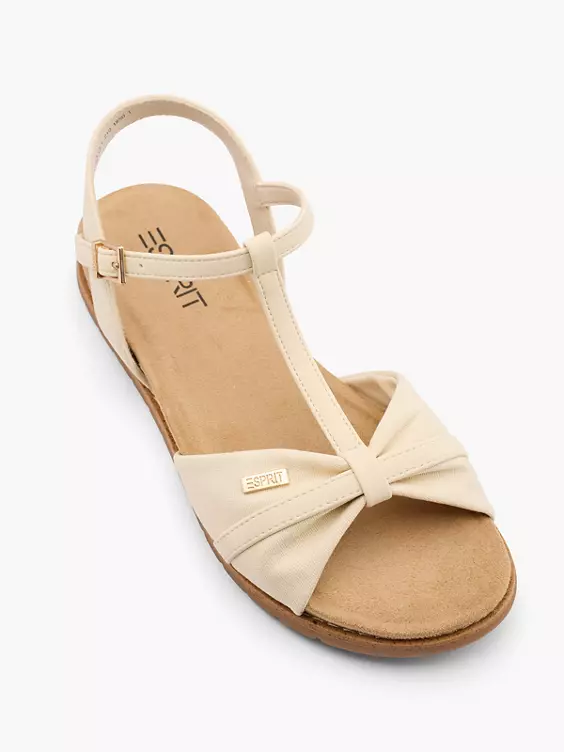 ESPRIT Sandale in beige