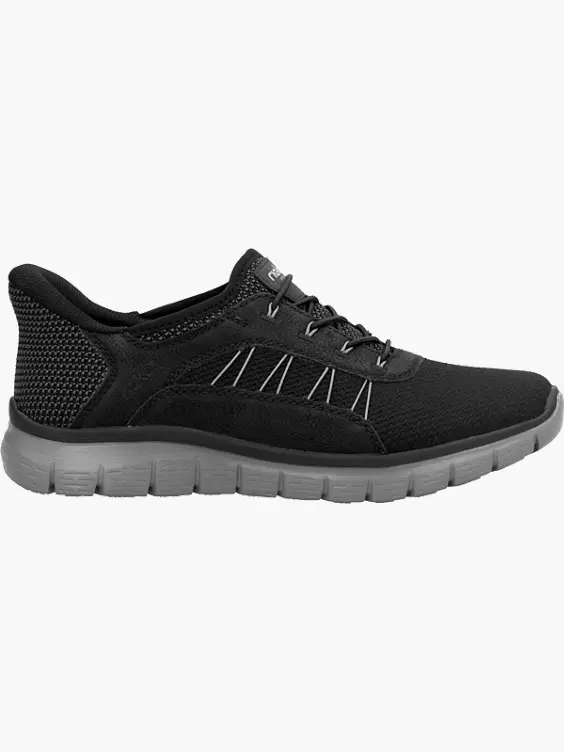 Rieker Herren Slipper in schwarz