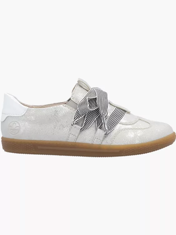 Rieker Damen Slipper in silber
