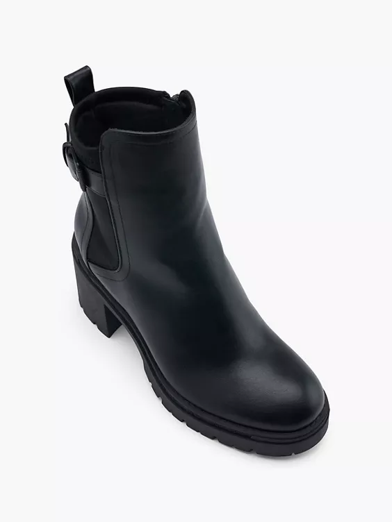 ESPRIT Stiefelette in schwarz