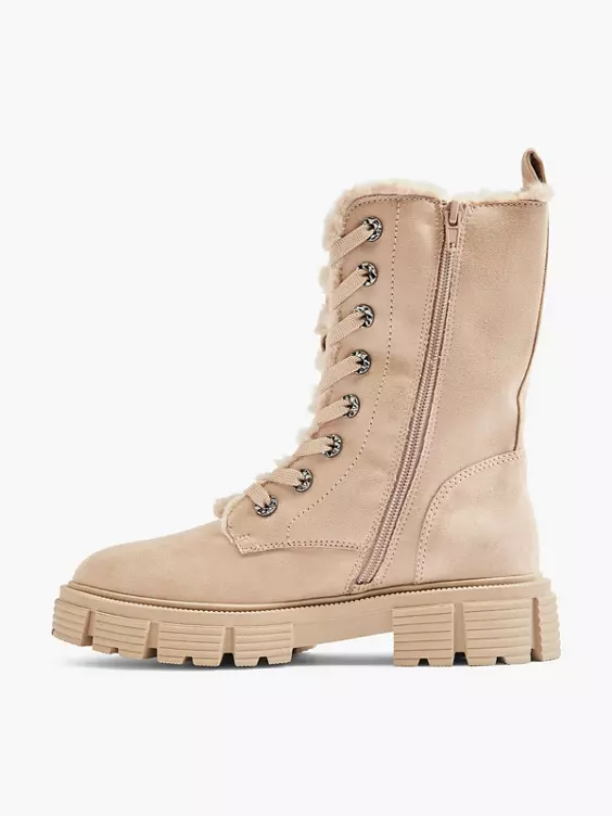 Catwalk Schnürboots in beige