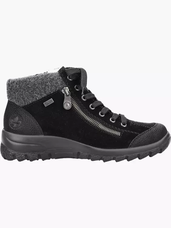 Rieker Damen Schnürschuhe in schwarz