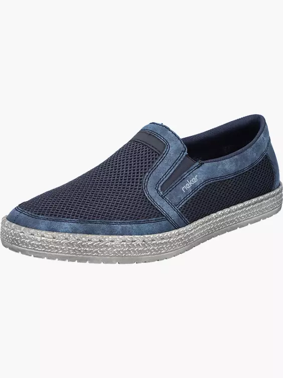 Rieker Herren Slipper in blau