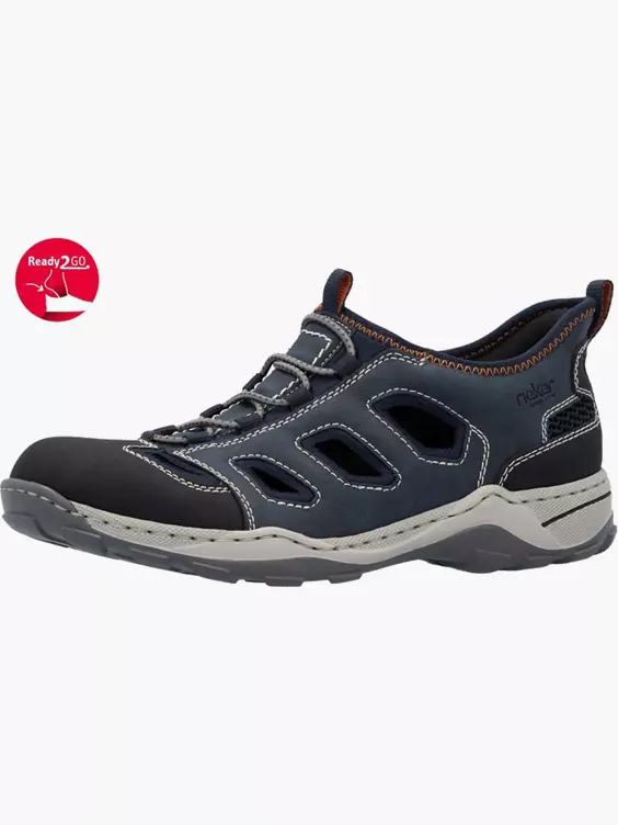 Rieker Herren Slipper in blau
