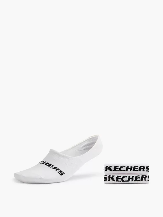 Skechers 2er Pack Füßlinge in weiß