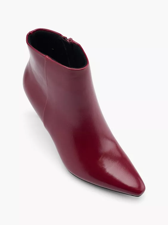 Catwalk Stiefelette in burgunder