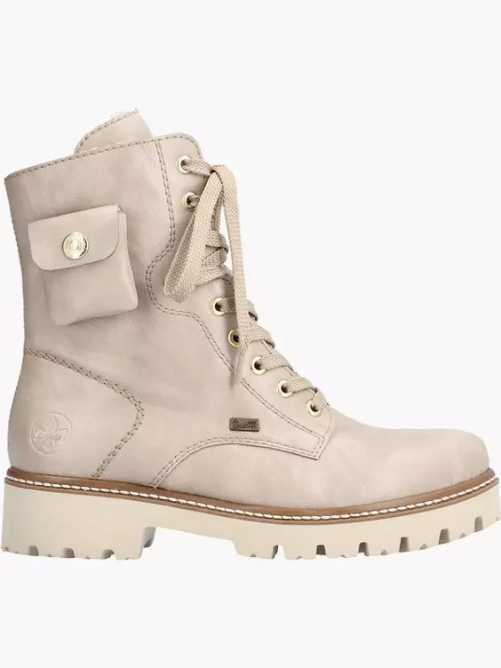 Rieker Damen Biker Boots in beige