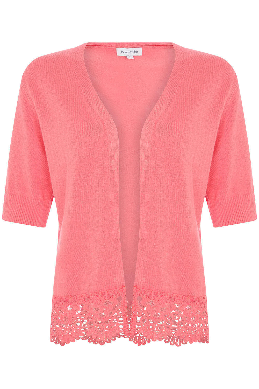 Lace Hem Shrug