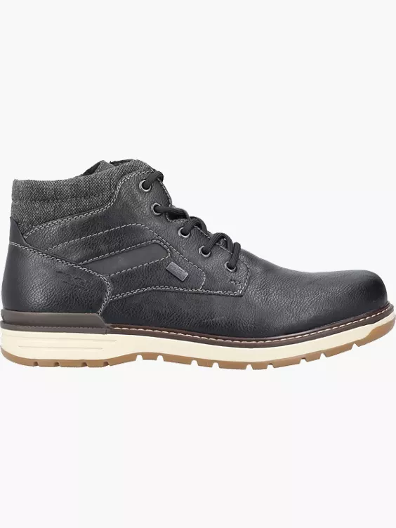 Rieker Herren Schnürstiefel in schwarz
