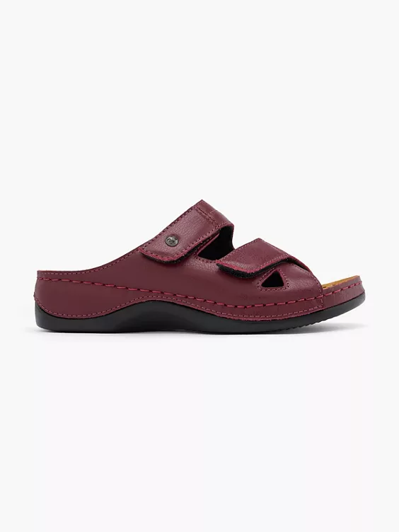 Romika Leder Pantolette in bordeaux