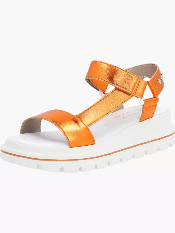 Damen Riemchensandalen in orange