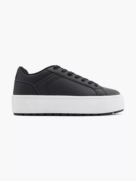 Graceland Platform Sneaker in schwarz