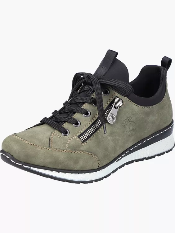 Rieker Damen Slipper in grün