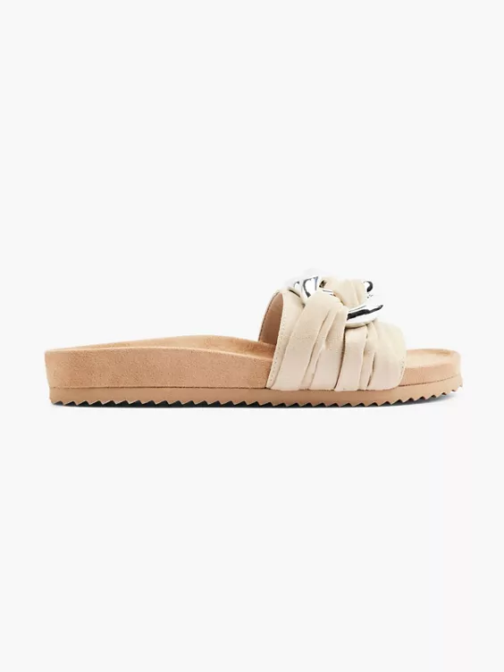 Graceland Pantolette in beige