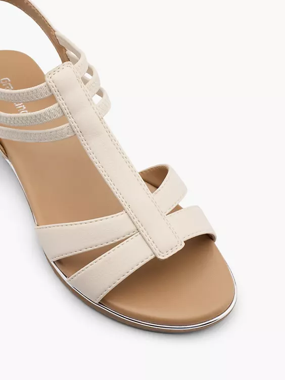 Graceland Sandale in beige