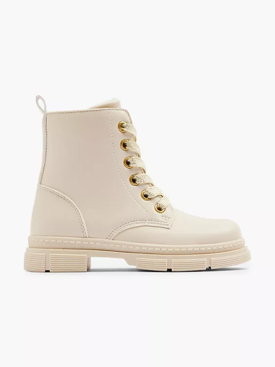 Graceland Schnürboots in creme