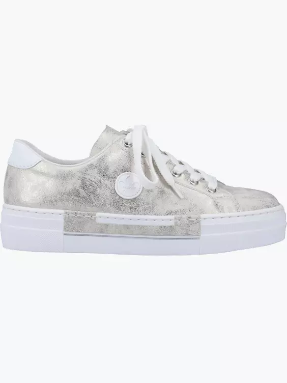 Rieker Damen Sneaker Low in metallisch