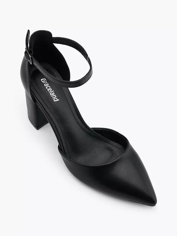 Graceland Spangenpumps in schwarz