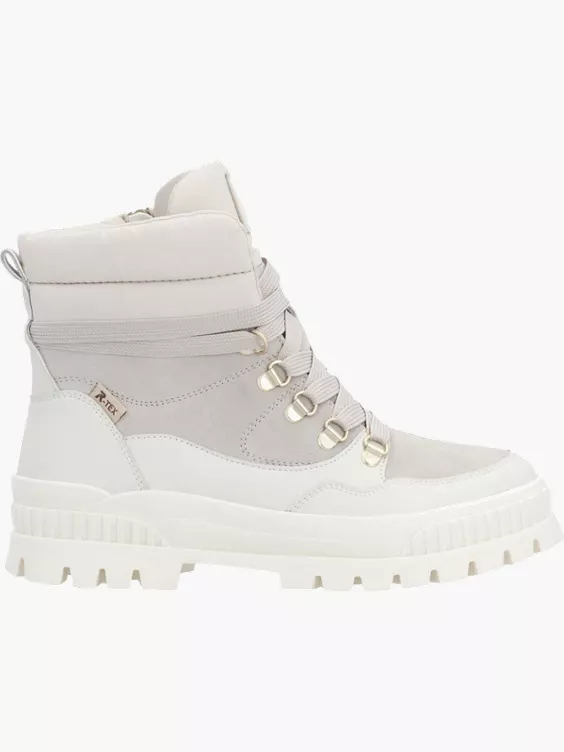 Damen Schnürstiefel in weiß