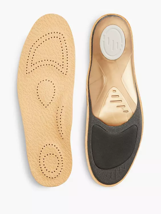 DEICHMANN Carefit Ledersohle Gr. 37 - 46 in braun