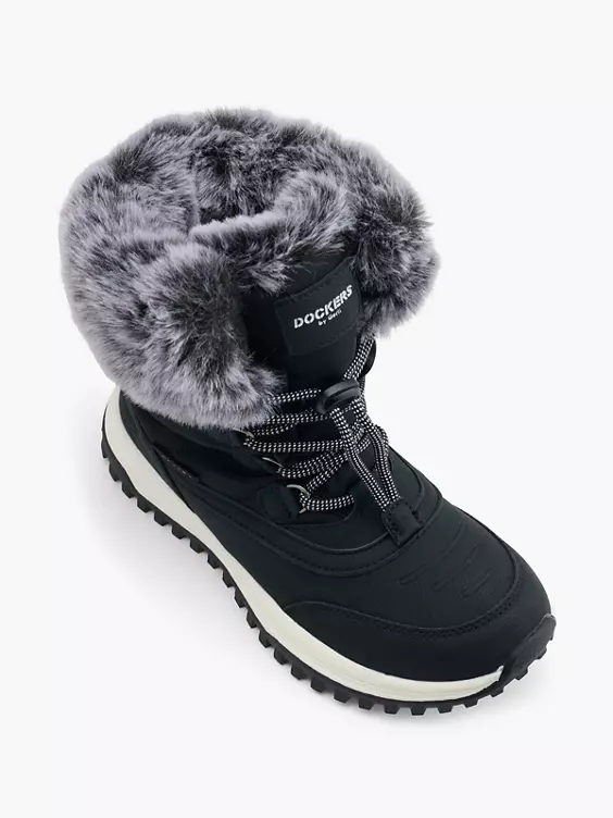 Dockers Schneeboots in schwarz