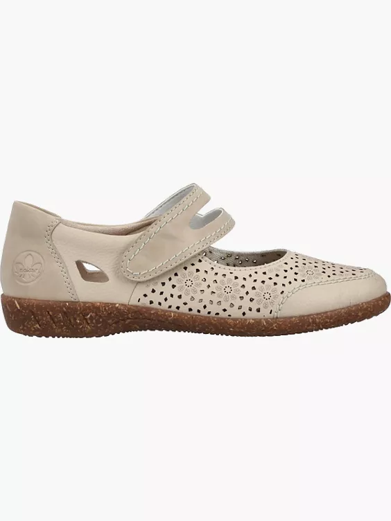 Rieker Damen Slipper in beige