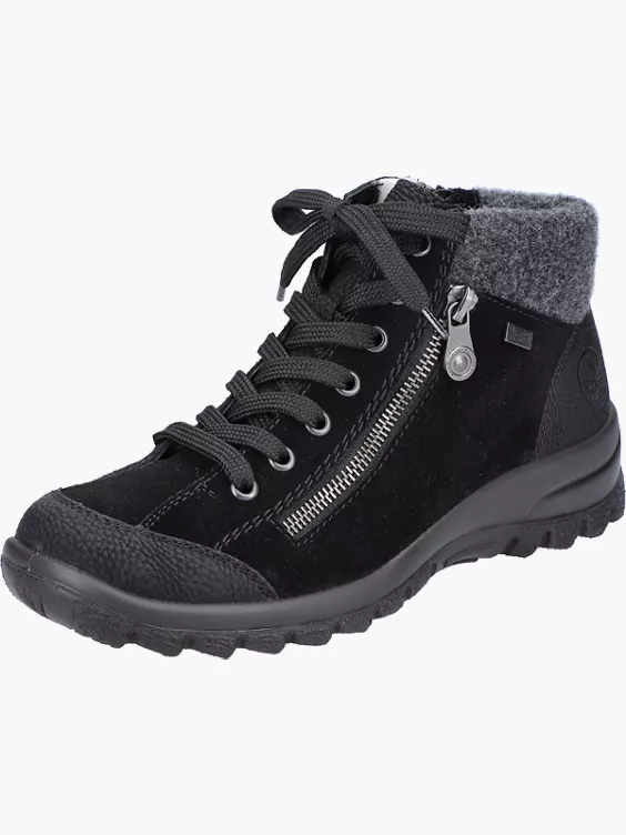 Rieker Damen Schnürschuhe in schwarz
