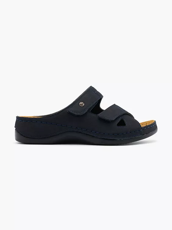 Romika Leder Pantolette in blau