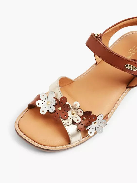 ESPRIT Leder Sandale in braun