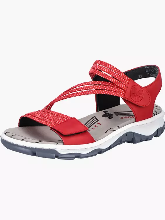 Rieker Damen Trekkingsandalen in rot