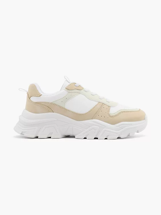 Graceland Chunky Sneaker in beige